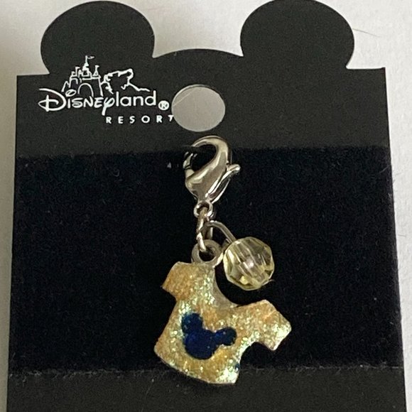 Vintage Disney Mickey Mouse T-Shirt Tee Charm Zipper Pull Classic Icon Ears - Picture 3 of 9